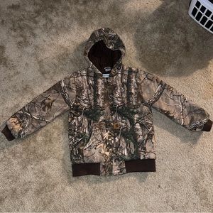 carhartt realtree/camo hooded jacket